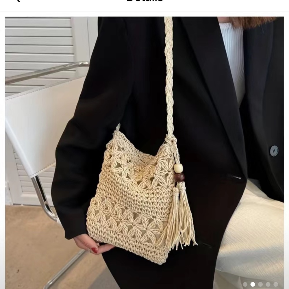 Straw Woven Shoulder Bag